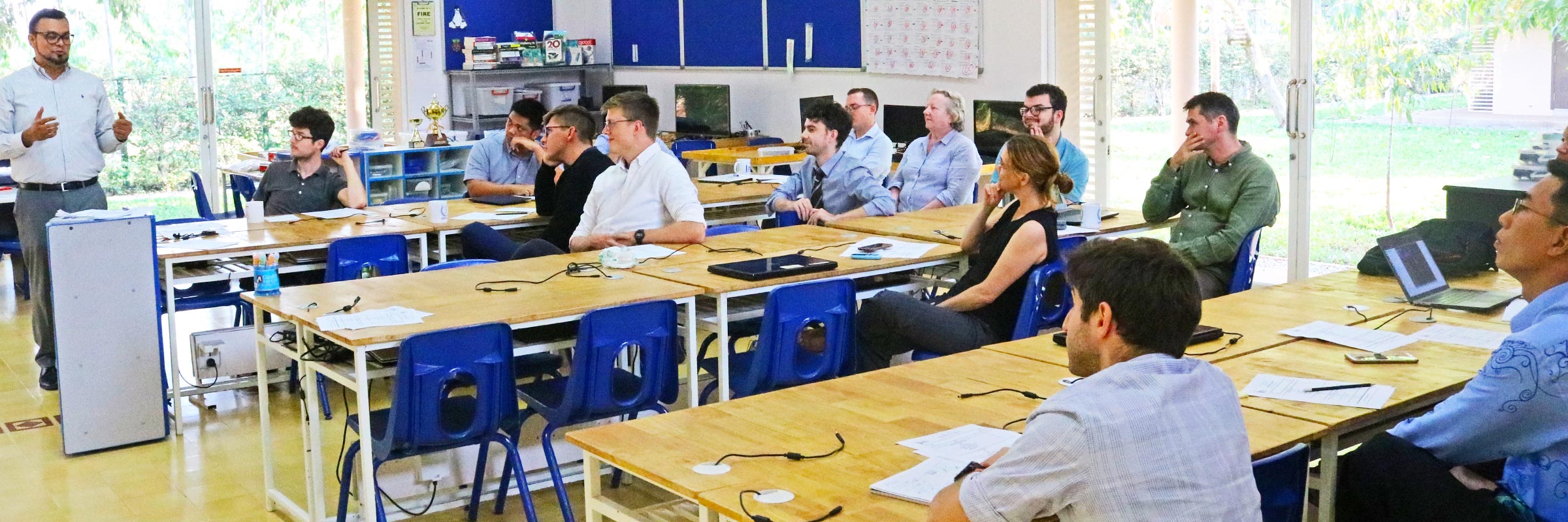 JPA high school teachers professional development session. Jay Pritzker Academy, Siem Reap, Cambodia. Jay-Pritzker-Academy-Siem-Reap-Cambodia.