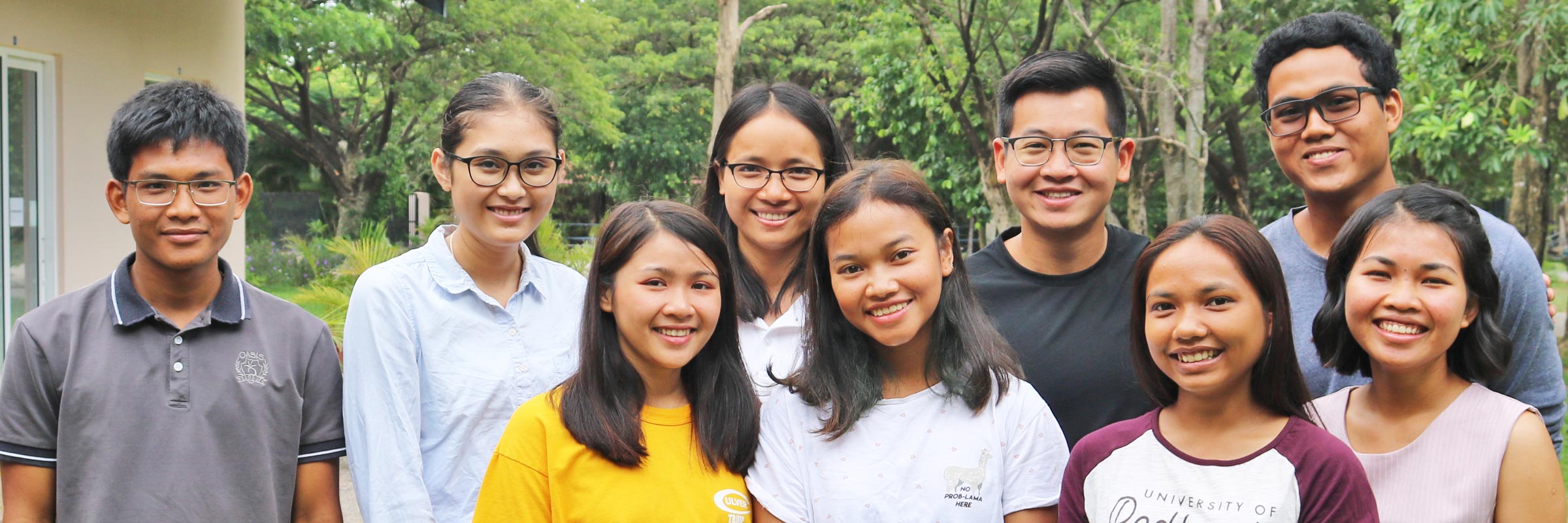 Jay Pritzker Academy Alumni visiting the JPA campus, Siem Reap, Cambodia. Jay-Pritzker-Academy-Siem-Reap-Cambodia.