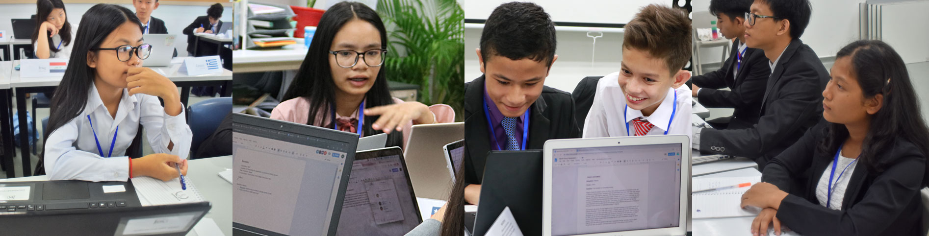 JPA Students Khemara, Ratana, Sophairath, Sengly, Srey On, Monika, Sokh Visa lfrom the Model United Nations (MUN) class who participated in the MUN conference at the International School of Phnom Penh. Jay Pritzker Academy, Siem Reap, Cambodia. Jay-Pritzker-Academy-Siem-Reap-Cambodia.