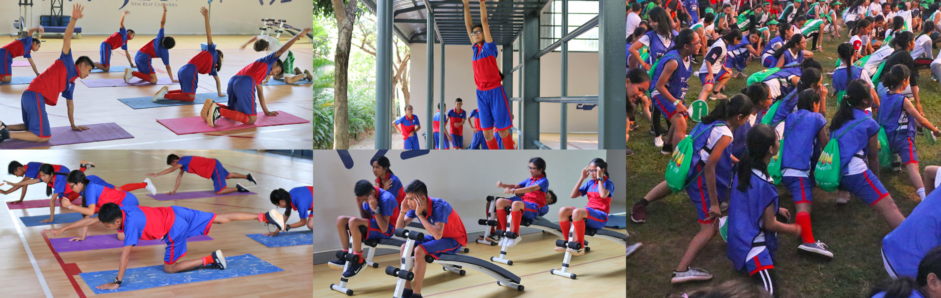 JPA students preparing to run in the Angkor Wat Half Marathon. Jay Pritzker Academy, Siem Reap, Cambodia. Jay-Pritzker-Academy-Siem-Reap-Cambodia.