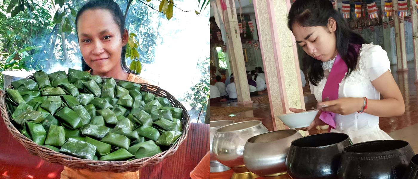 JPA students celebrating Pchum Ben festival 2018. Jay Pritzker Academy, Siem Reap, Cambodia. Jay-Pritzker-Academy-Siem-Reap-Cambodia.