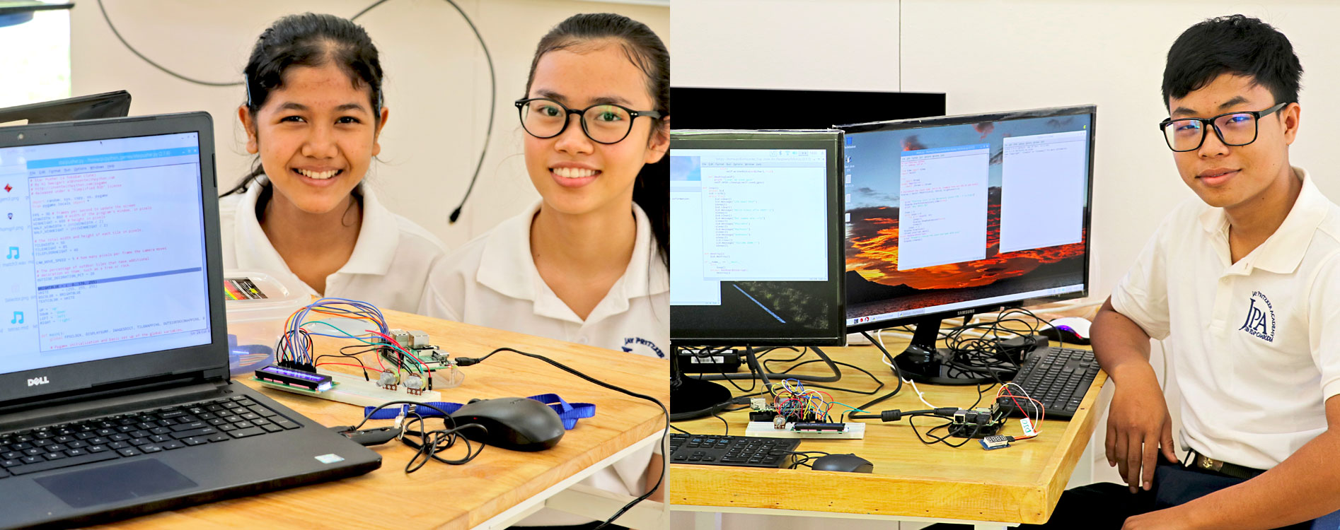 JPA Grade 10 coding and robotics class. Jay Pritzker Academy, Siem Reap, Cambodia. Jay-Pritzker-Academy-Siem-Reap-Cambodia.