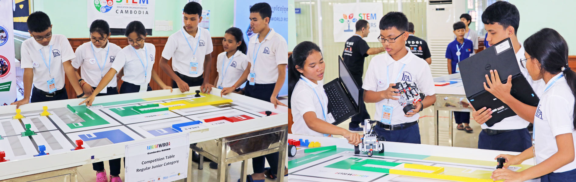 JPA World Robotics Olympiad WRO participants and JPA team members. Jay Pritzker Academy, Siem Reap, Cambodia. Jay-Pritzker-Academy-Siem-Reap-Cambodia.