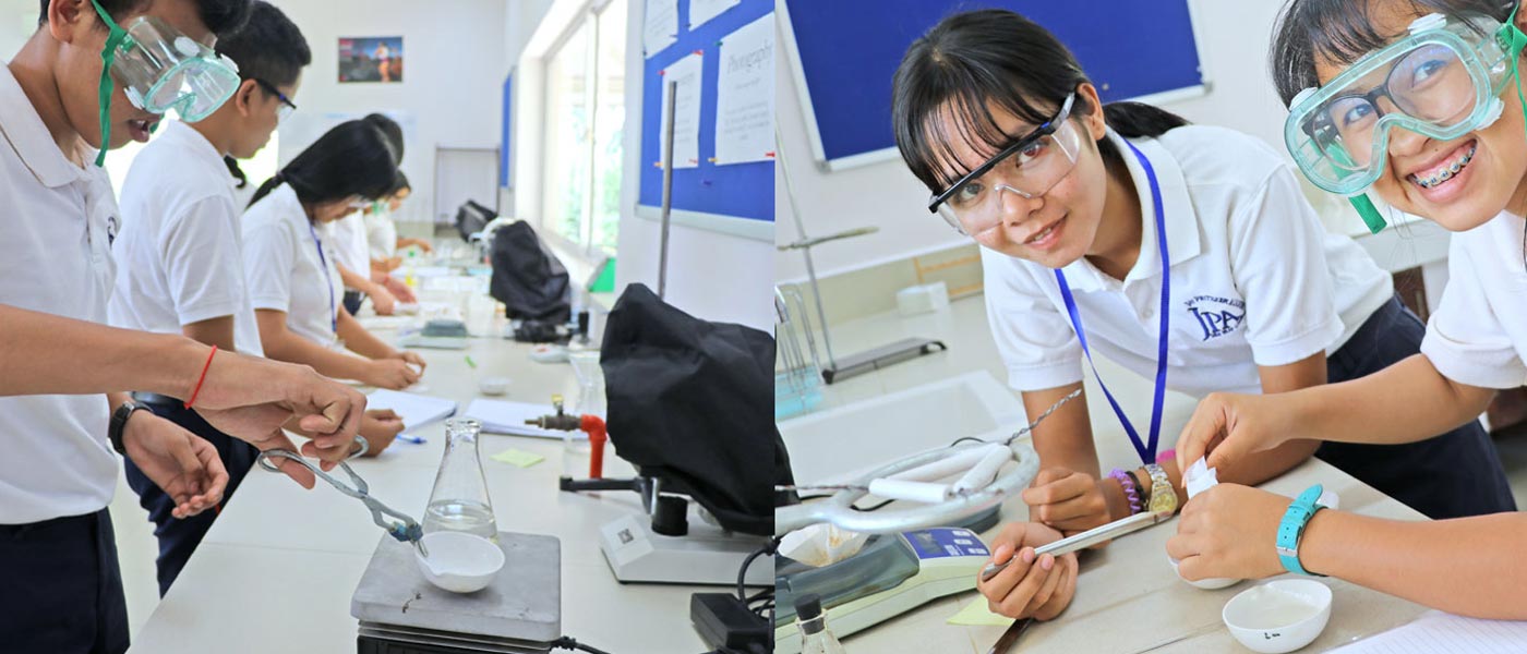 JPA Grade 10 Class of 2022 Science - properties of matter. Jay Pritzker Academy, Siem Reap, Cambodia. Jay-Pritzker-Academy-Siem-Reap-Cambodia.